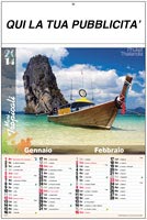 Calendario Illustrato Mari Tropicali